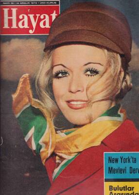 HAYAT DERGİSİ Sayı51 14 Aralık 1972 Firavunun Aşk Mektupları, Bulutlar Arasındaki Türk Kızları NDR54365 - 1