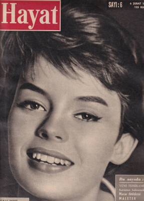 Hayat Dergisi Sayı6 6 Şubat 1959 Pascale Petit,Rene Coty Ve General De Gaulle,Tuşta Dünya Rekoru,Ölümün Bile Yenemediği Takım Manchester United NDR53284 - 2