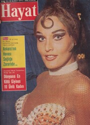 Hayat Dergisi Sayı8 15 Şubat 1973 Dünyanın En Kötü Giyinen 10 Ünlü Kadını,Süleyman Demirel Nişan Töreninde,KapakMichele Colberg NDR54400 - Gökçekoleksiyon