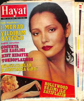 Hayat Dergisi Sayı8 20 Şubat 1984 Türk Büyükleri 1.Murad , Yıldırım Bayezid,Geniş Kapsamlı Af-Turgut Özal NDR74357 - 1