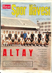 HAYAT Dergisi Spor İlavesi Sayı: 36 - Altay - İzmir'in Modern Futbol Oynayan Ekibi Göztepe - Şekerspor NDR96182 - Gökçekoleksiyon