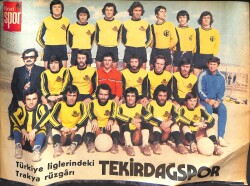 Hayat Dergisi Tekirdağspor Oyuncu Kadrosu Poster KRT21107 - Gökçekoleksiyon