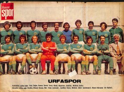 Hayat Dergisi Urfaspor Oyuncu Kadrosu Poster KRT21183 - Gökçekoleksiyon