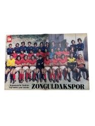 Hayat Dergisi Zonguldakspor Oyuncu Kadrosu Poster KRT23257 - Gökçekoleksiyon