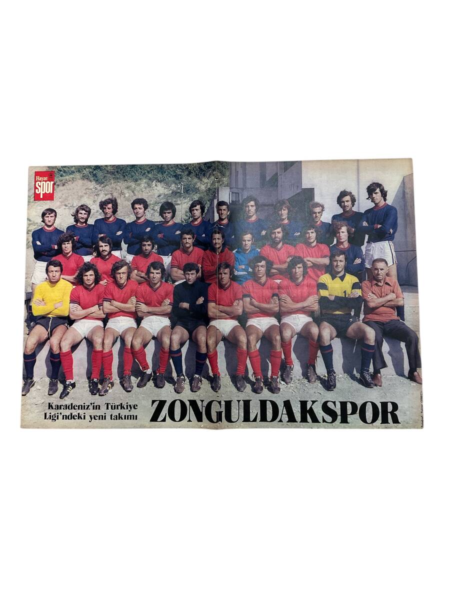 Hayat Dergisi Zonguldakspor Oyuncu Kadrosu Poster KRT23257 - 1