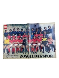 Hayat Dergisi Zonguldakspor Oyuncu Kadrosu Poster KRT23286 - Gökçekoleksiyon