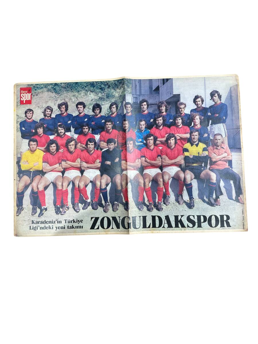 Hayat Dergisi Zonguldakspor Oyuncu Kadrosu Poster KRT23392 - 1