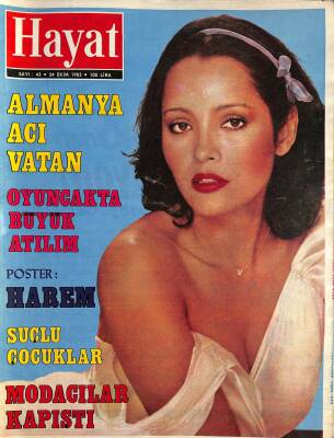 HAYAT Haftalık Mecmua 24 Ekim 1983 - Barbara Carrera, Türk Oyuncakçılığı, Eren Eyüboğlu NDR85469 - 1