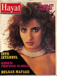HAYAT Haftalık Mecmua Sayı 9 4 Mart 1985 - Sabahat Doğanyılmaz, Papandreu, Hakem Hamza Alan, Şah Şahriyar NDR85435 - Gökçekoleksiyon