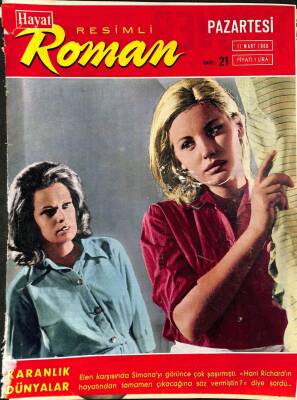 Hayat Resimli Roman Sayı 21 11 Mart 1968 - NDR68156 - 1