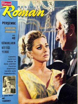 Hayat Resimli Roman Sayı 40 16 Mayıs 1968 NDR68195 - 2