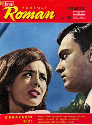 Hayat Resimli Roman Sayı 45 6 Kasım 1967 NDR68104 - 1