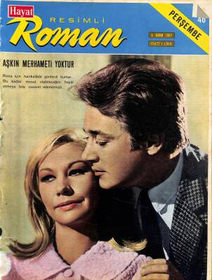 Hayat Resimli Roman Sayı 46 9 Kasım 1967 NDR68105 - 1