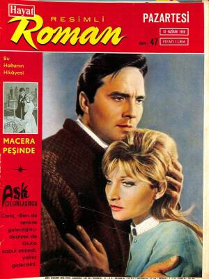 Hayat Resimli Roman Sayı 47 10 Haziran 1968 NDR68202 - 1