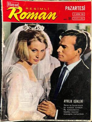 Hayat Resimli Roman Sayı 51 24 Haziran 1968 NDR68206 - 1