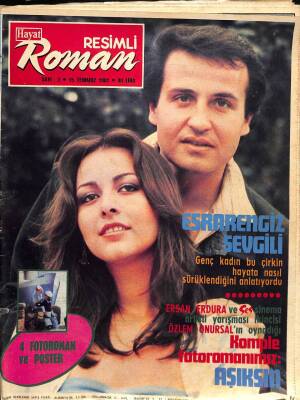 Hayat Resimli Roman Sayı3 15 Temmuz 1981 PosterKaren Grassle,Banu Alkana Teklif Yağıyor,Müşerref Tezcan Menajer Oldu,Ahu Tuğba NDR21630 - 1