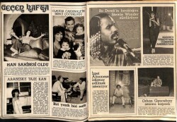 Hayat Resimli Roman Sayı8 19 Ağustos 1981 Poster Sezen Aksu,Orhan Gencebay Sezonu Kapadı, İzzet Altınmeşe NDR21627 - 2