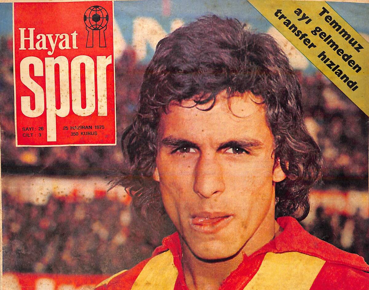 Hayat Spor Dergisi 25 Haziran Sayı: 26 - Üç Büyüklerde Transfer Çalışmaları Hızlandı - Galatasaray'da Antrenör Sorunu - Bandırmaspor Takım Posteri NDR93734 - 1
