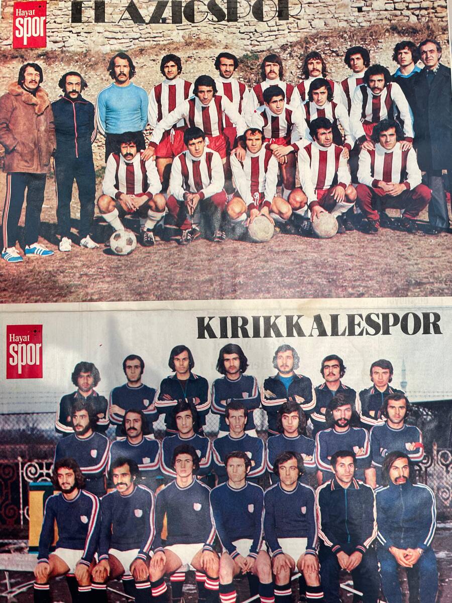Hayat Spor Sayı 5 28 Ocak 1976 - Galatasaray, Elazığspor, Kırıkkalespor Takım Kadrosu - Can Bartu Trabzon, Metin Oktay İle Adanır İse Fenerbahçe Diyor GZ154078 - 2