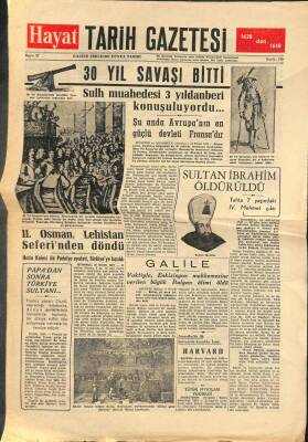 Hayat Tarih Gazetesi Sayı 37 - II. Osman , Lehistan Seferinden Döndü GZ113437 - 1