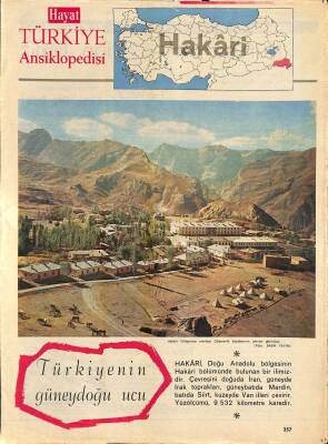 Hayat Türkiye Ansiklopedisi Hakkari Eki NDR81458 - 1