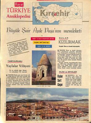 Hayat Türkiye Ansiklopedisi Kırşehir Eki NDR81478 - 1