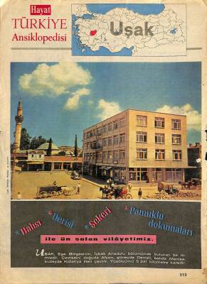Hayat Türkiye Ansiklopedisi Uşak Eki NDR81490 - 1
