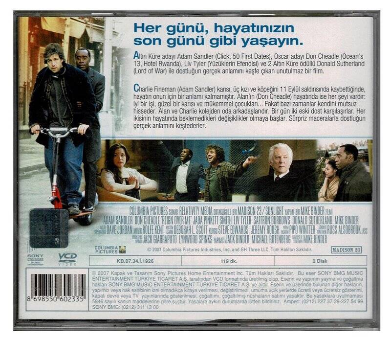 Hayatı Yakala - Reign Over Me VCD Film VCD109 - 2