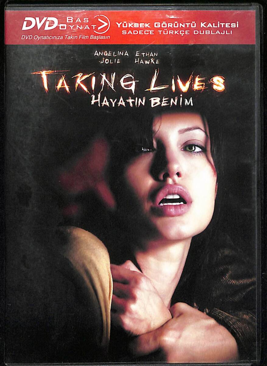 Hayatın Benim (Taking Lives) – Orijinal DVD (İkinci El) * Angelina Jolie, Ethan Hawke, Kiefer Sutherland – 2004 * DVD2998 - 1