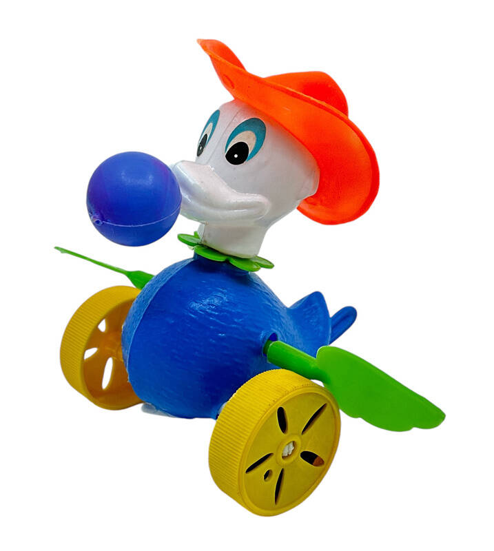 Haykıran Oyuncakları (İstanbul) Maskot Zilli Oyuncak Ördek Bisiklet (Sıfır Ürün) AOB4196 (N) - 1