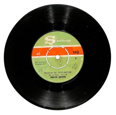 Hayri Şahin - Göz Yaşlarım / Sevdim de Sevilmedim Plak (10/6.5) PLK20353 - 2