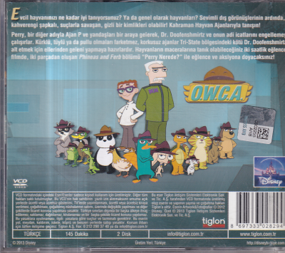 Hayvan Ajanlar VCD Film VCD11055 - 2