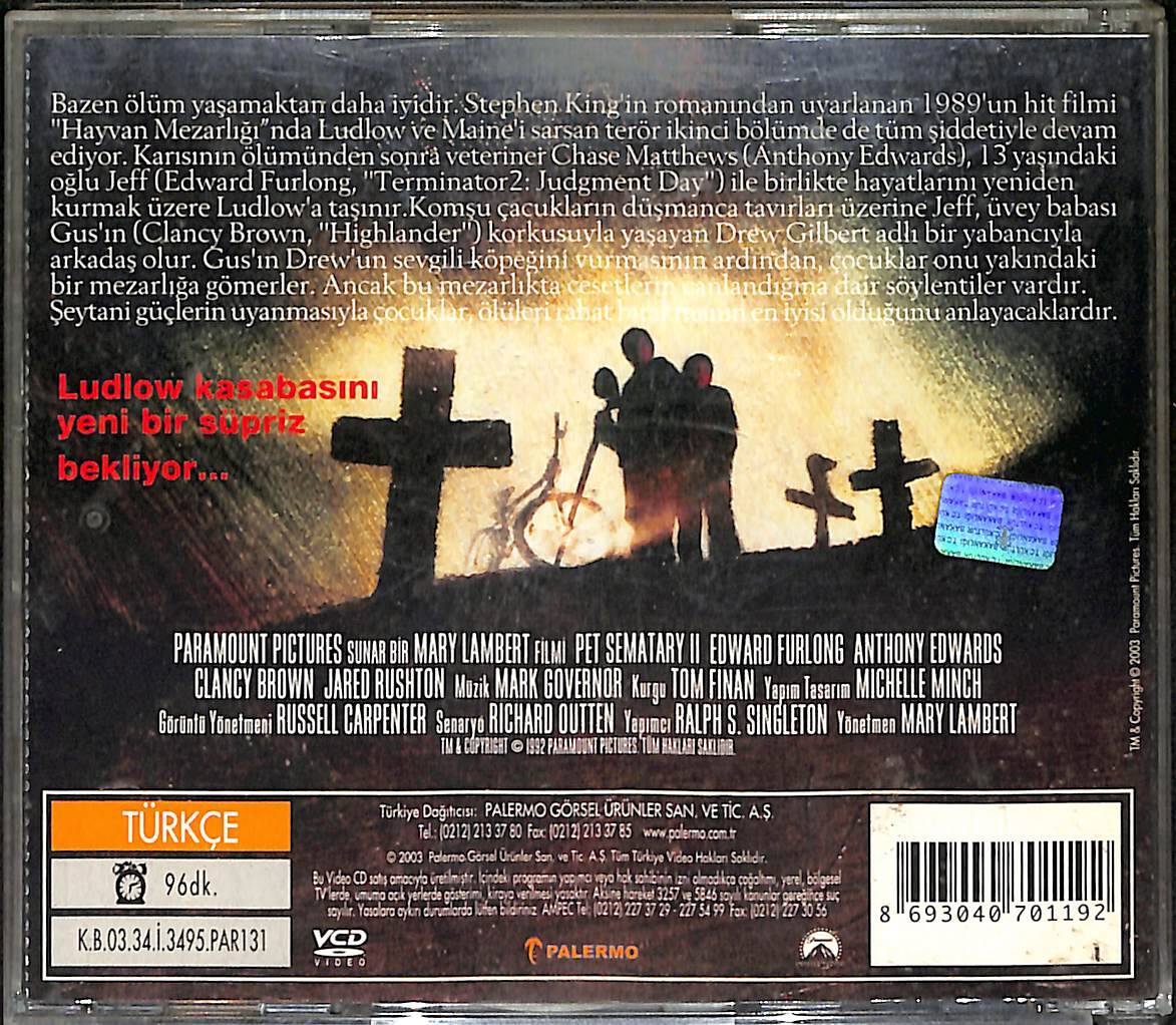 Hayvan Mezarligi 2 - Pet Sematary Two (1992) VCD Film (İkinci El) VCD27624 - 2