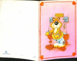 Hayvan Temalı Açılır Kapaklı Kartpostal KRT19322 - 2