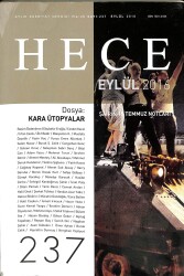 Hece Dergisi Eylül 2016 - Şairin 15 Temmuz Notları NDR77446 - Gökçekoleksiyon