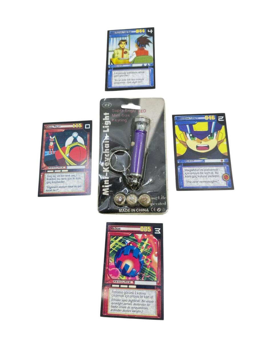Hediye Lazer Çekilişli Megaman Oyun Kartları AOB4485 - 2