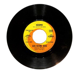 Adamo - Le Barbu Sans Barbe / Sen Sevme Beni PLAK (10/7) PLK24361 - Gökçekoleksiyon