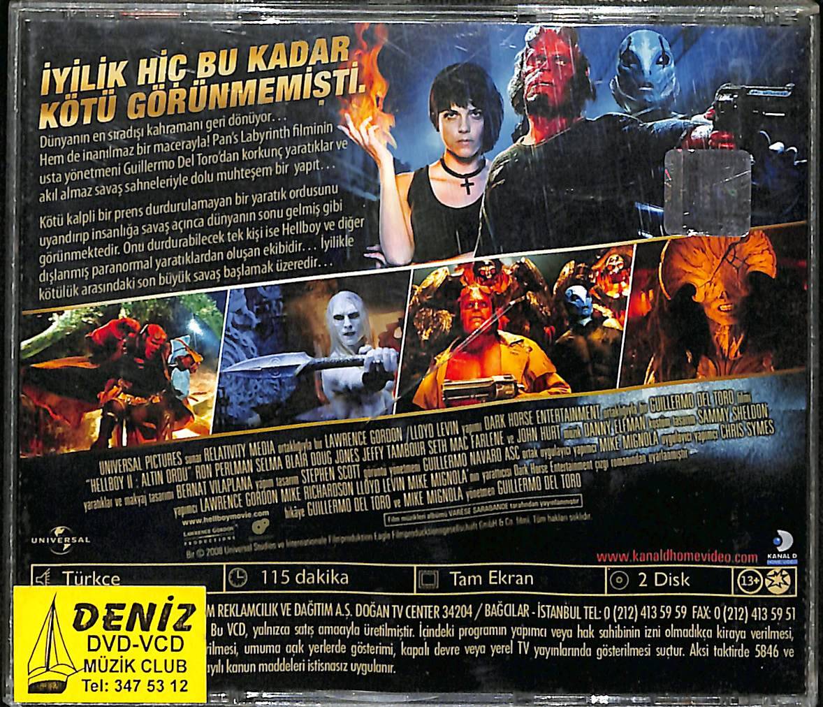 Hellboy 2 Altın Ordu (2008) Orijinal VCD Film VCD28249 - 2