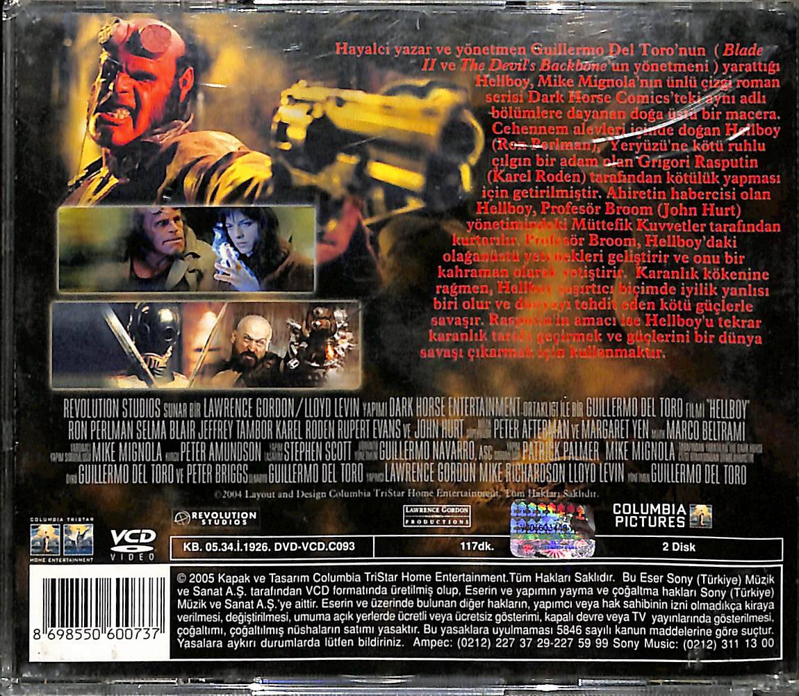 Hellboy (2004) Orjinal VCD Film VCD28067 - 2