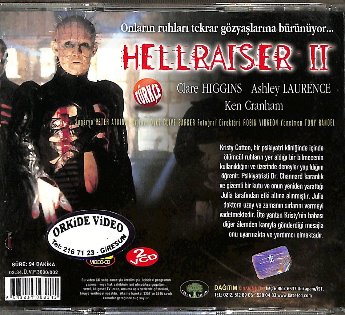 Hellraiser II VCD Film (İkinci El) VCD25877 - 2