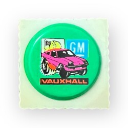 Helvacıoğlu 1980s General Motor Vauxhall Kabartma Sticker AOB6103 - Gökçekoleksiyon