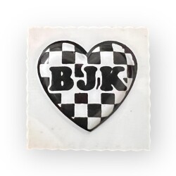 Helvacıoğlu 1980s B.J.K. Kalp Sticker AOB6117 - 4