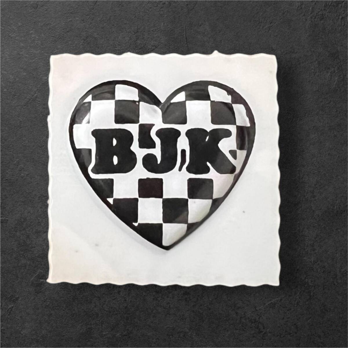 Helvacıoğlu 1980s B.J.K. Kalp Sticker AOB6117 - 2