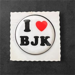Helvacıoğlu 1980s B.J.K. Sticker AOB6118 - 2