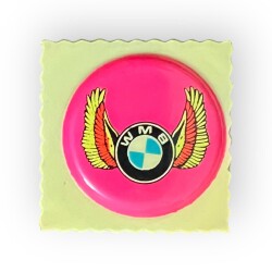 Helvacıoğlu 1980s B.M.W Logo Kabartma Sticker AOB6101 - 1