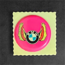 Helvacıoğlu 1980s B.M.W Logo Kabartma Sticker AOB6101 - 2