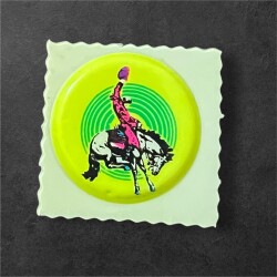 Helvacıoğlu 1980s Kovboy Kabartma Sticker AOB6108 - 2