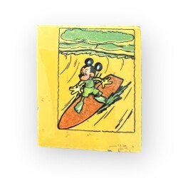 Helvacıoğlu 1980s Mickey Mouse Kabartma Sticker AOB6113 - Gökçekoleksiyon