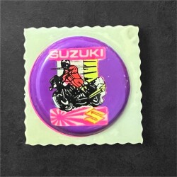 Helvacıoğlu 1980s Suziki Motosiklet Kabartma Sticker AOB6105 - 2
