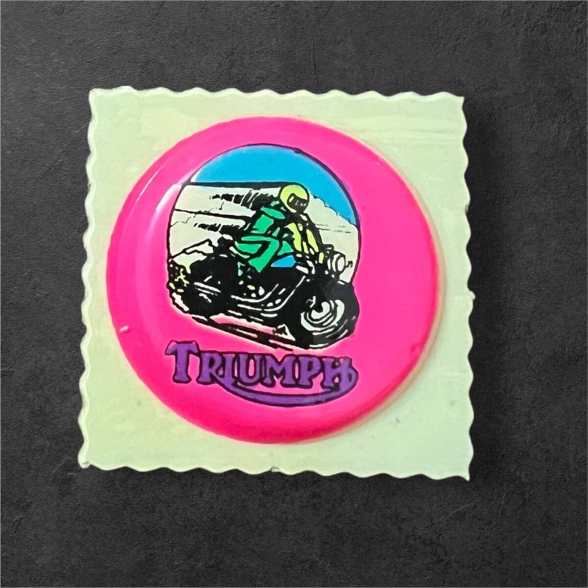 Helvacıoğlu 1980s Trıumph Motosiklet Kabartma Sticker AOB6110 - 2
